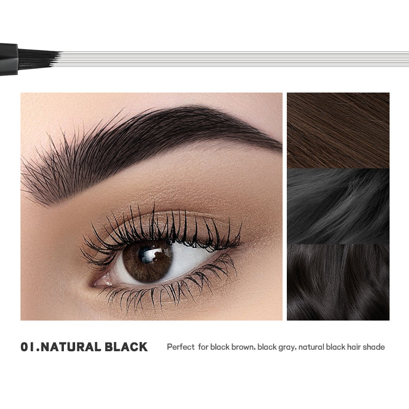 square angled brush tip liquid brow pen