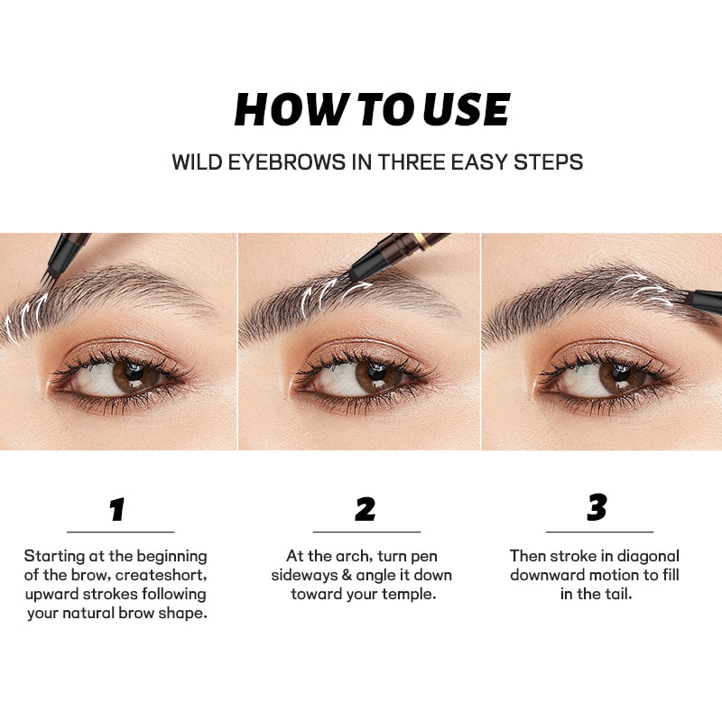 Brow Microfilling Waterproof Eyebrow Pen