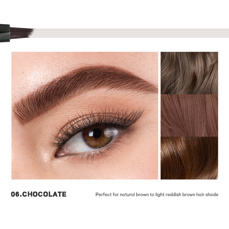 square angled brush tip liquid brow pen