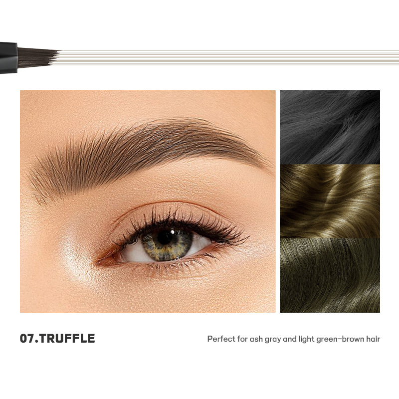 square angled brush tip liquid brow pen