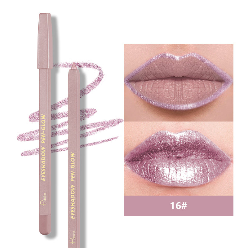 Glitter lipliner pencil