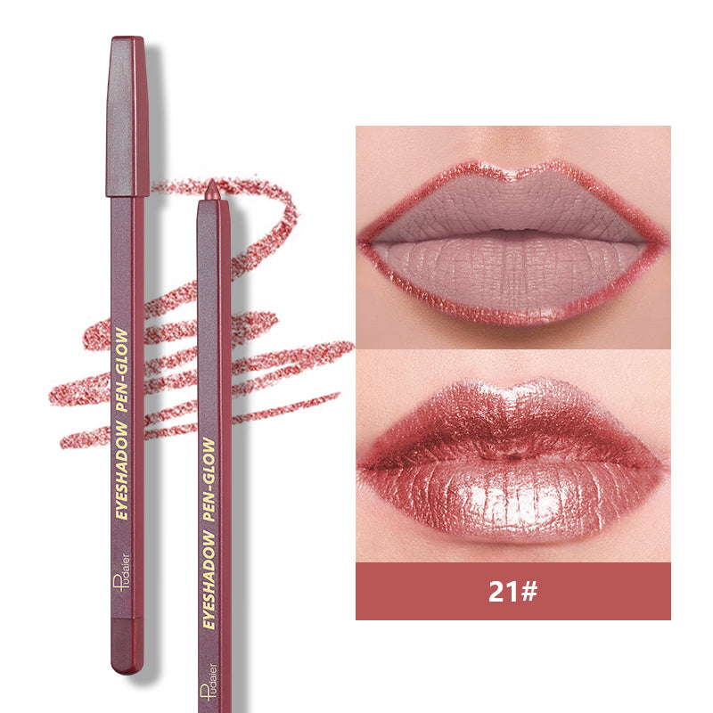 Glitter lipliner pencil